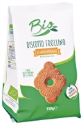 BIO (MD) BISCOTTI FROLLINO AL FARRO INTEGRALE BIOLOGICO CON ZUCCHERO DI CANNA SENZA OLIO DI PALMA