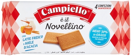 CAMPIELLO È IL NOVELLINO SENZA LATTE E UOVA-LIGHT