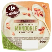 CARREFOUR SENSATION YOGURT AL PISTACCHIO CON PEZZETTI DI MANDORLE CROCCANTI