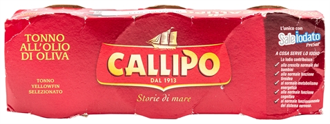 CALLIPO TONNO ALL'OLIO DI OLIVA