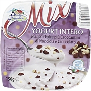MALGA PARADISO (MD) MIX YOGURT INTERO BIANCO DOLCE PIÙ CROCCANTINI DI NOCCIOLA E CIOCCOLATO