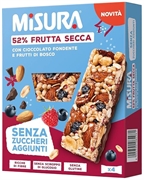 MISURA 52% FRUTTA SECCA CON CIOCCOLATO FONDENTE E FRUTTI DI BOSCO