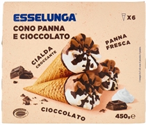 ESSELUNGA CONO ALLA PANNA E CIOCCOLATO
