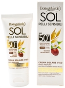 BOTTEGA VERDE SOL PELLI SENSIBILI CREMA SOLARE VISO SENZA PROFUMO 50+