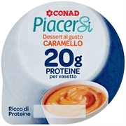 CONAD PiacerSi Dessert Al Gusto Caramello 20g Proteine Per Vasetto
