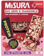 MISURA PROTEIN 51% SEMI E MANDORLE CON CRANBERRY E LAMPONI