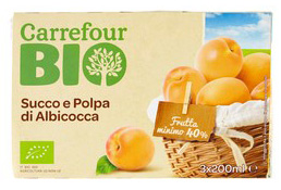 CARREFOUR BIO Succo e polpa di albicocca