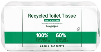 AMAZON 100% RECYCLED TOILET TISSUE
