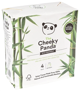 THE CHEEKY PANDA CARTA IGIENICA IN BAMBOO