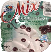 MALGA PARADISO (MD) MIX YOGURT INTERO BIANCO DOLCE PIÙ ANELLI DI CEREALI E CIOCCOLATO