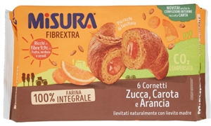 MISURA FIBREXTRA CORNETTI ZUCCA CAROTA E ARANCIA