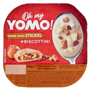 YOMO YOGURT GUSTO STRUDEL + BISCOTTINI