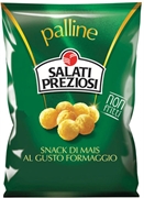 SALATI PREZIOSI Palline snack di mais al gusto formaggio