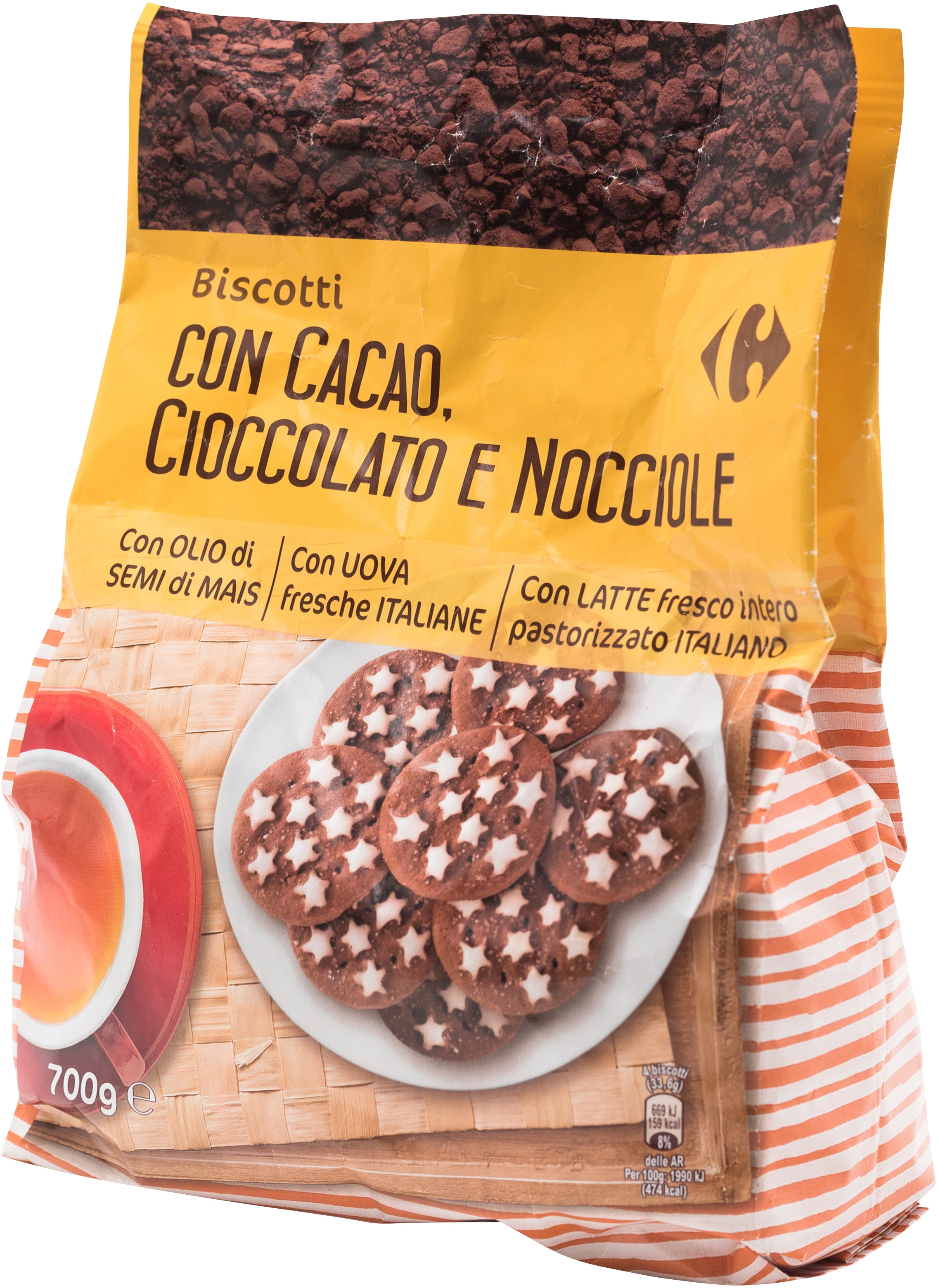Test e Recensione CARREFOUR Biscotti con Cacao, Cioccolato ...