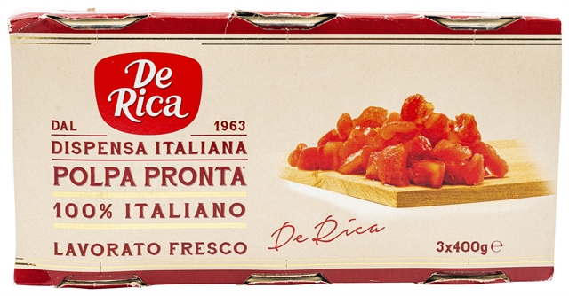 DE RICA POLPA PRONTA 100% ITALIANO