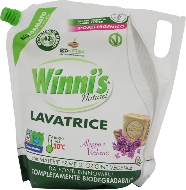 Winni’s Aleppo e Verbena detersivo lavatrice-1250ml – Ecoformato