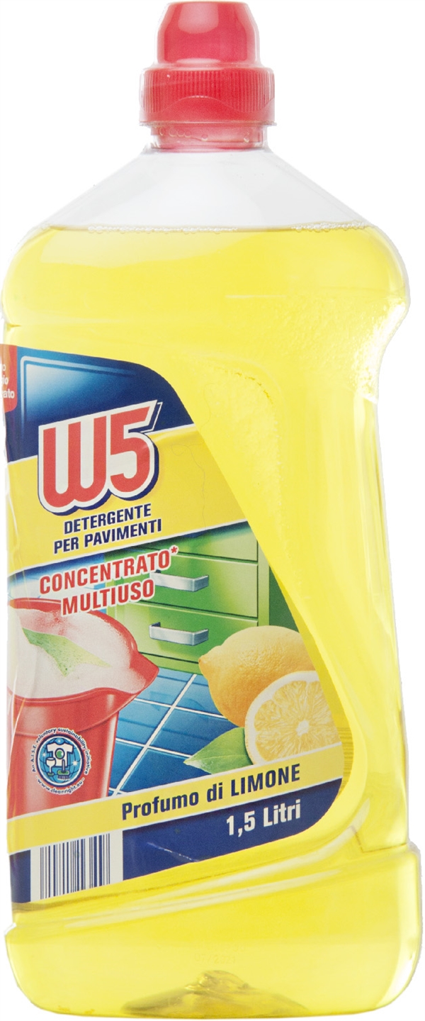 Test e Recensione W5 (LIDL) DETERGENTE PER PAVIMENTI LIMONE Altroconsumo